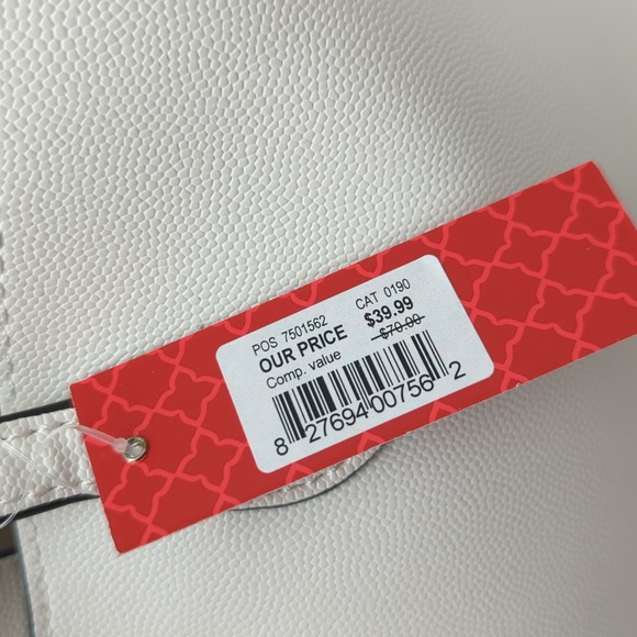 Kelly and Katie ivory purse satchel handbag crossbody - Picture 8 of 10